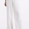Adelina Women's Linen Blend Wide-Leg Pants, Off-White - WB0027P
