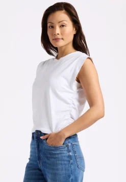 Alanis Women's Sleeveless Top, White - KT0206P