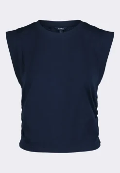 Alanis Women's Sleeveless Top, Navy - KT0206P