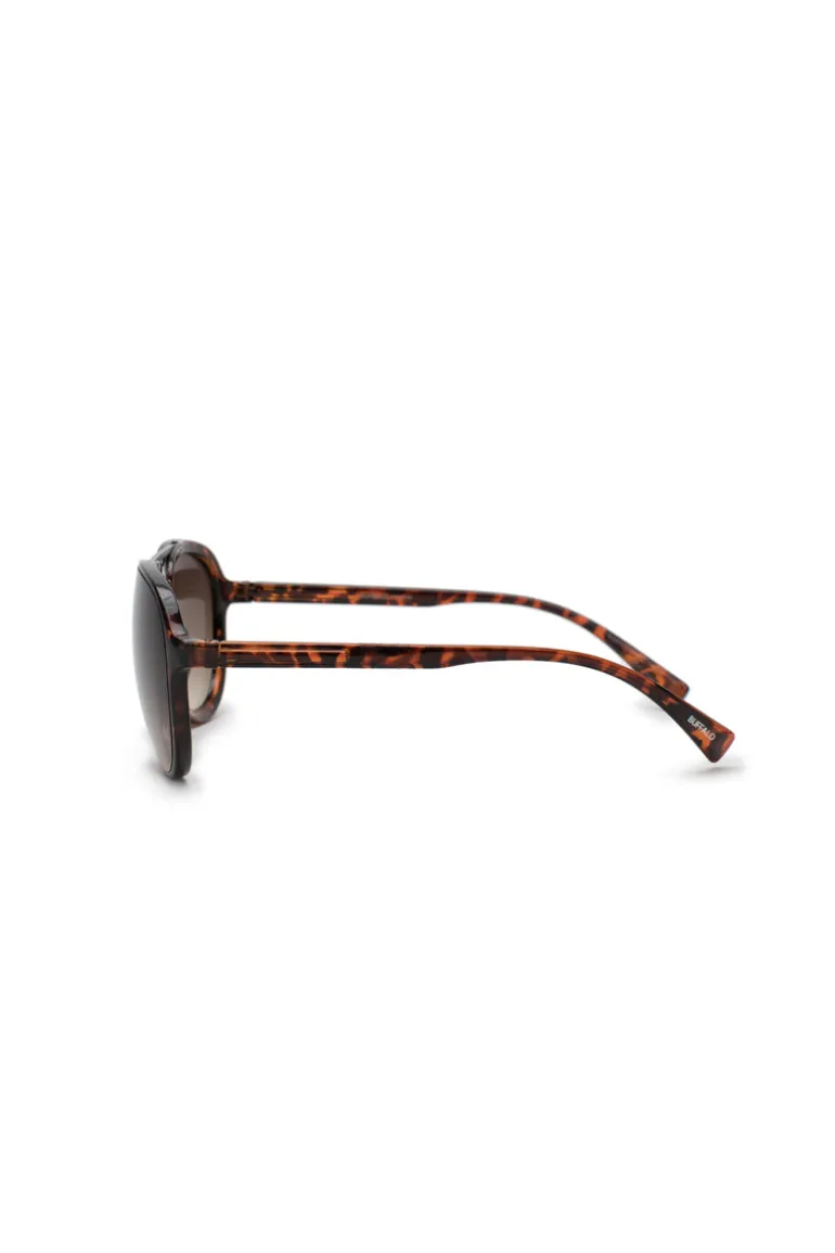 Aviator Sunglasses With Dark Tortoise Frame - B0011STOR