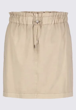 Baylin Women’s Mini Utility Skirt, Beige - WS0007P