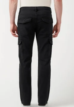 Cargo Joe Men's Straight Leg Pants in Black - BM22929