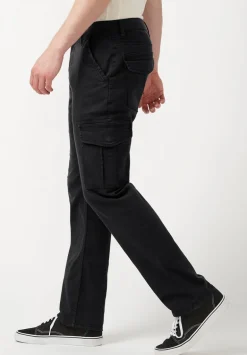 Cargo Joe Men's Straight Leg Pants in Black - BM22929