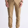 Cargo Tom Men's Jogger Pants in Dark Beige - BM22930
