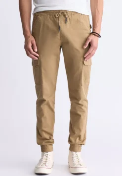Cargo Tom Men's Jogger Pants in Dark Beige - BM22930