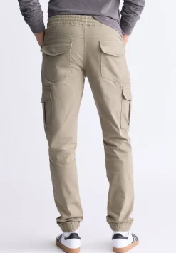 Cargo Tom Men's Jogger Pants in Olive Green - BM22930