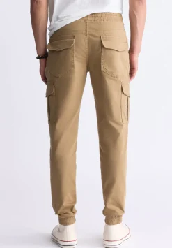 Cargo Tom Men's Jogger Pants in Dark Beige - BM22930