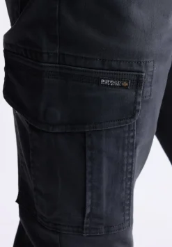 Cargo Tom Men's Jogger Pants in Black - BM22930