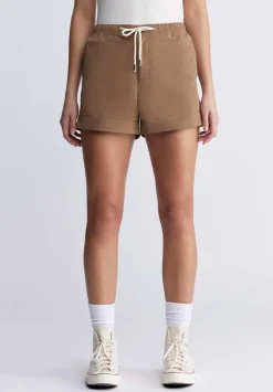 Casiane Women’s drawstring Shorts, Vintage Caramel - WB0004P