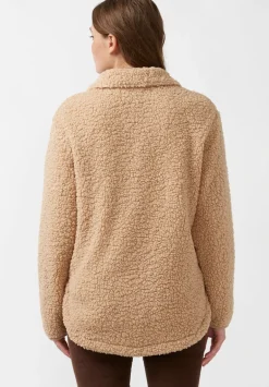 Caterina Women's Full Zip Sherpa Jacket, Vintage Caramel - JK0015F