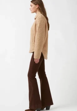 Caterina Women's Full Zip Sherpa Jacket, Vintage Caramel - JK0015F