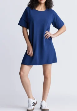 Delfina Women's T-Shirt Dress, Navy - KD0005S