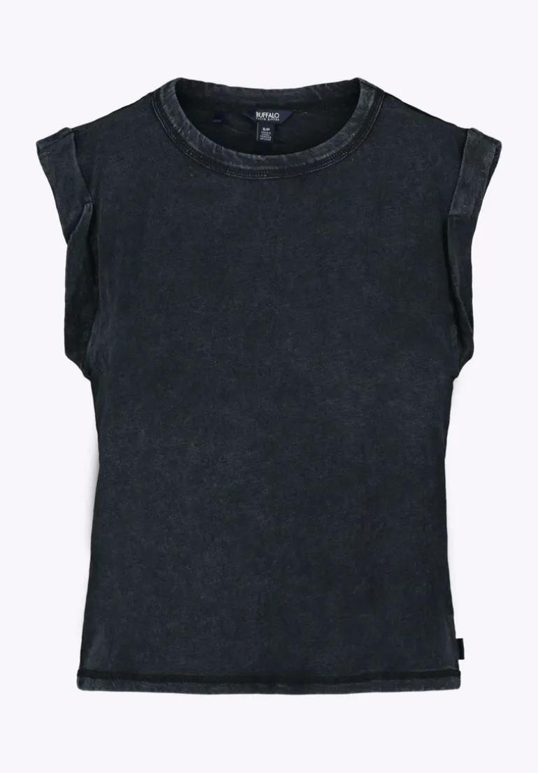 Elayne Women’s Sleeveless Top, Black - KT0230P