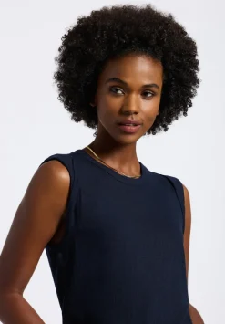 Elayne Women’s Sleeveless Top, Navy - KT0191P
