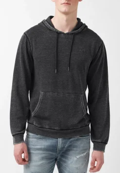 Farman Men’s Lightweight Hooded Sweatshirt, Black- BM24171