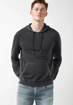 Farman Men’s Lightweight Hooded Sweatshirt, Black- BM24171