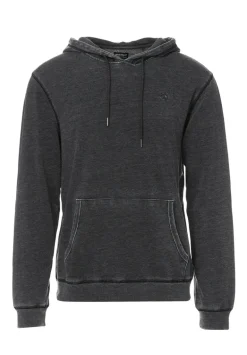 Farman Men’s Lightweight Hooded Sweatshirt, Black- BM24171