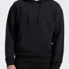 Finley Men's Relaxed Pullover Hoodie, Black - BM24534