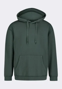 Finley Men's Relaxed Pullover Hoodie, Dark Forest Green - BM24534