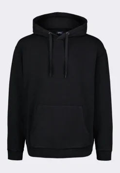 Finley Men's Relaxed Pullover Hoodie, Black - BM24534