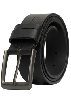 Full Grain Black Buffalo Leather Belt - BB1003C04