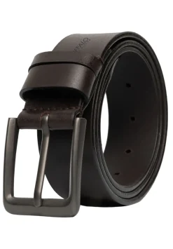 Full Grain Brown Buffalo Leather Belt - BB1003C13