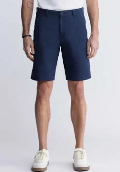 Hadrian Men's Flat Front Shorts, Midnight Blue - BM24266
