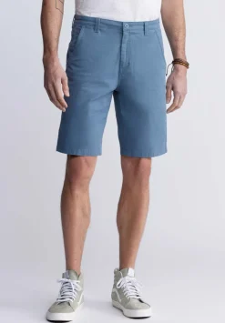 Hadrian Men's Flat Front Shorts, Mirage Blue - BM24266