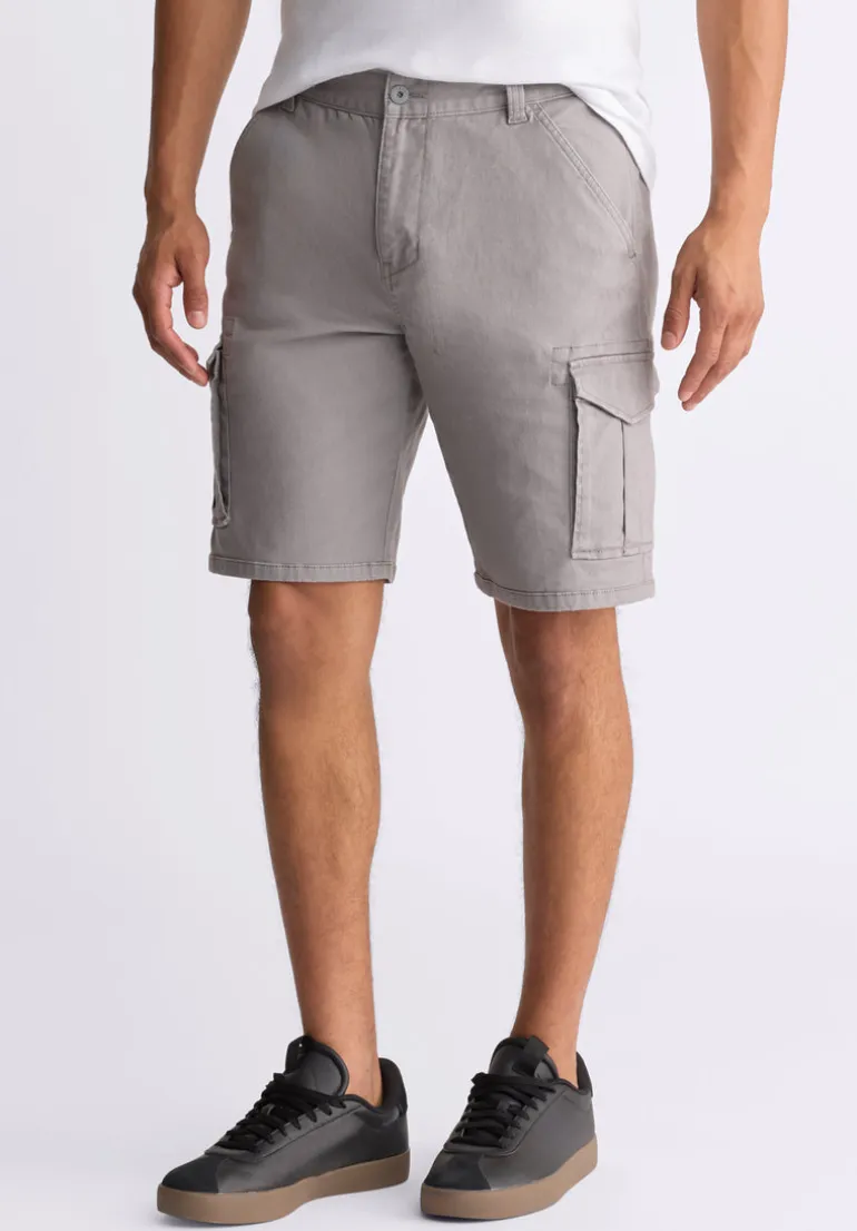 Hiero Men's Cargo Shorts, Ardent Grey - BM24503