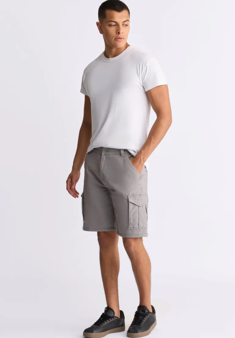 Hiero Men's Cargo Shorts, Ardent Grey - BM24503