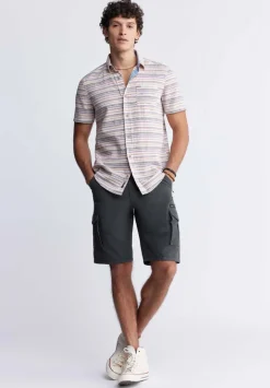 Hiero Men's Cargo Shorts, Charcoal - BM24270