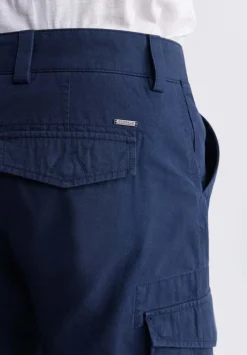 Hiero Men's Cargo Shorts, Midnight Blue - BM24270