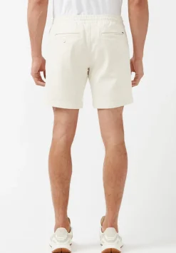 Higgers Cotton Twill Blend Shorts, Milk - BM23934