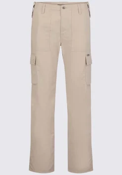 High Rise Loose Straight Jane Women's Pants, Beige - BL15975