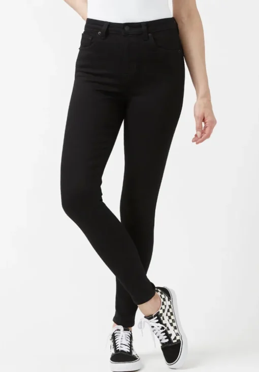 High Rise Skinny Skylar Women's Jeans, Black - BL15663
