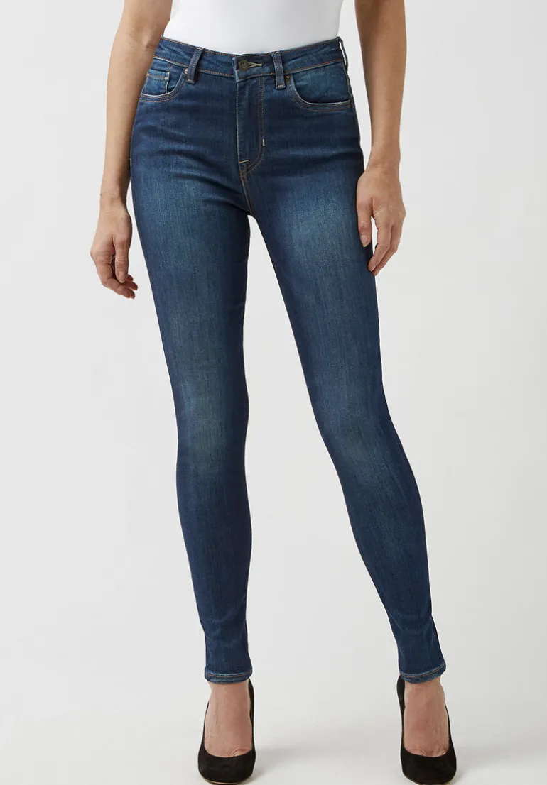 High Rise Skinny Skylar Women's Jeans, Night Rain Indigo - BL15703