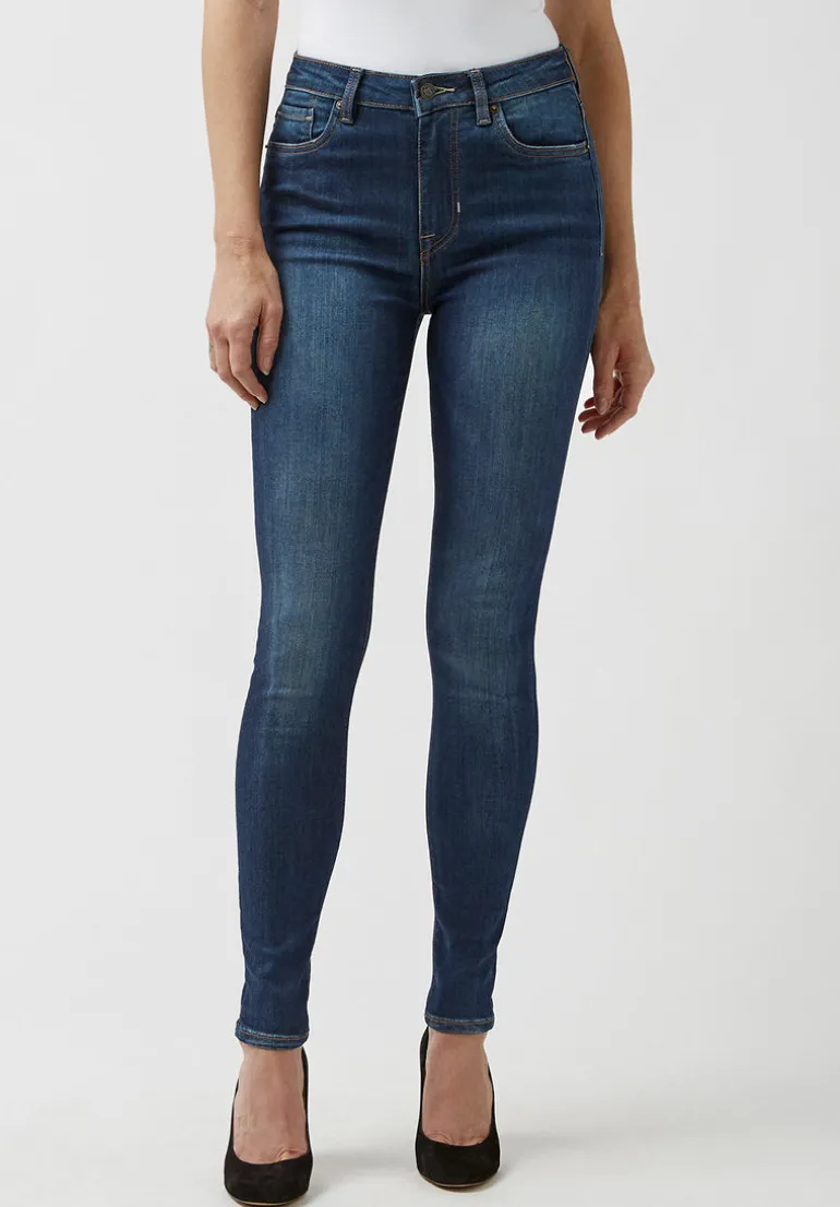 High Rise Skinny Skylar Women's Jeans, Night Rain Indigo - BL15703