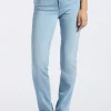 High Rise Straight Jayden Women's Jeans, Light & Soft Blue - BL15837