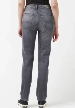 High Rise Straight Jayden Women's Jeans, Grey - BL15845