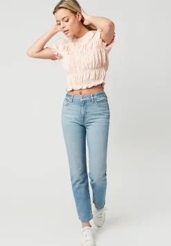 High Rise Straight Jayden Women's Jeans, Vintage Wash - BL15792