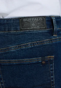 High Rise Straight Jayden Women's Jeans, Indigo Contrast - BL16062