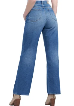 High Rise Wide Leg Addie Women's Jeans, Indigo - BL15817