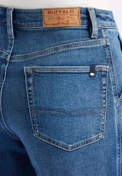 High Rise Wide Leg Cropped Addison Women's Jeans, Indigo Worn - BL16047