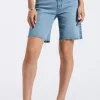 High Rise Women's Bermuda Bambi, Vintage Blue - BL16079