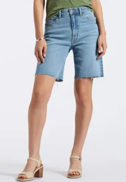 High Rise Women's Bermuda Bambi, Vintage Blue - BL16079