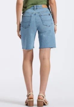 High Rise Women's Bermuda Bambi, Vintage Blue - BL16079