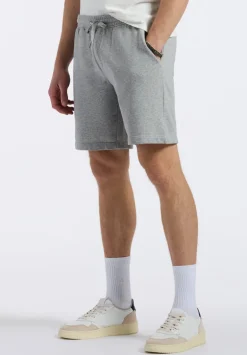 Hilston Men's Fleece Relaxed Shorts, Heather Grey - BM24536