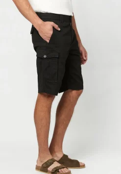 Hortus Men's Cargo Shorts, Black- BM23587
