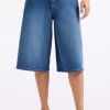 Jackie Women's Jorts, Authentic Indigo - BL16075