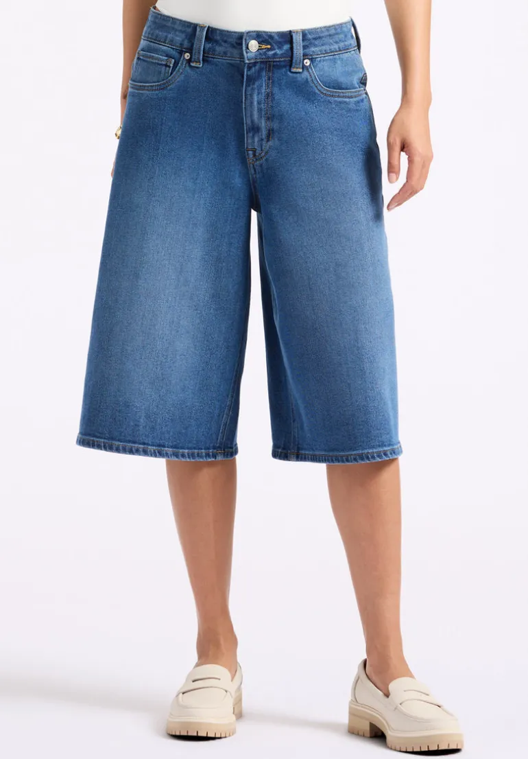 Jackie Women's Jorts, Authentic Indigo - BL16075